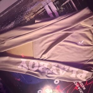 Missguided Beige PLAYBOY Logo Top